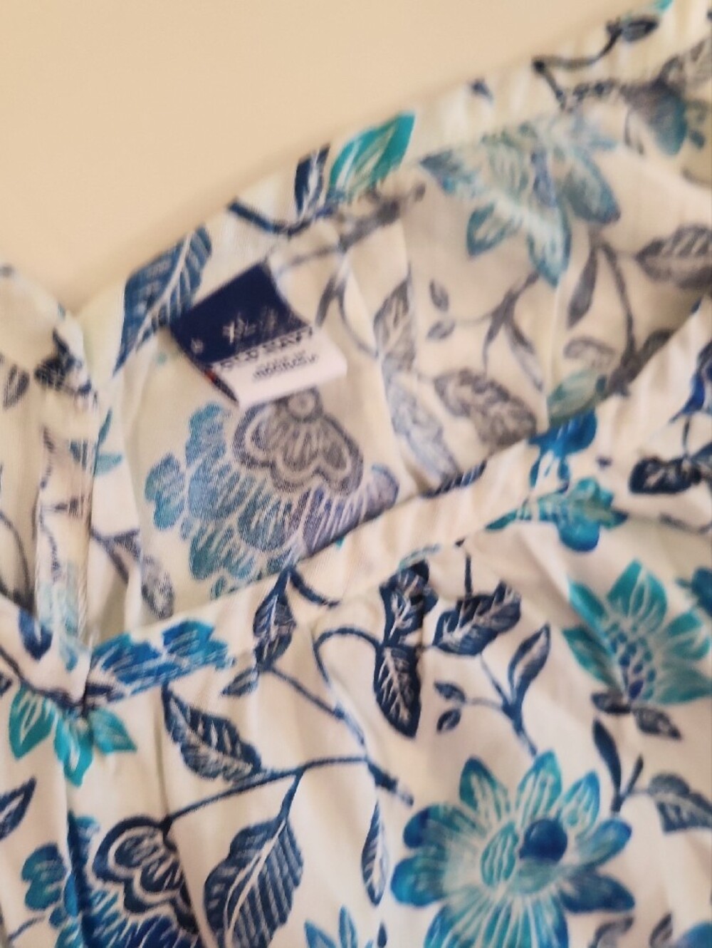 Old Navy Blue & Teal Floral Sundress - Picture 6 of 6